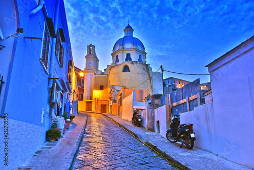 Architecture of Procida Island, Campania, Italy