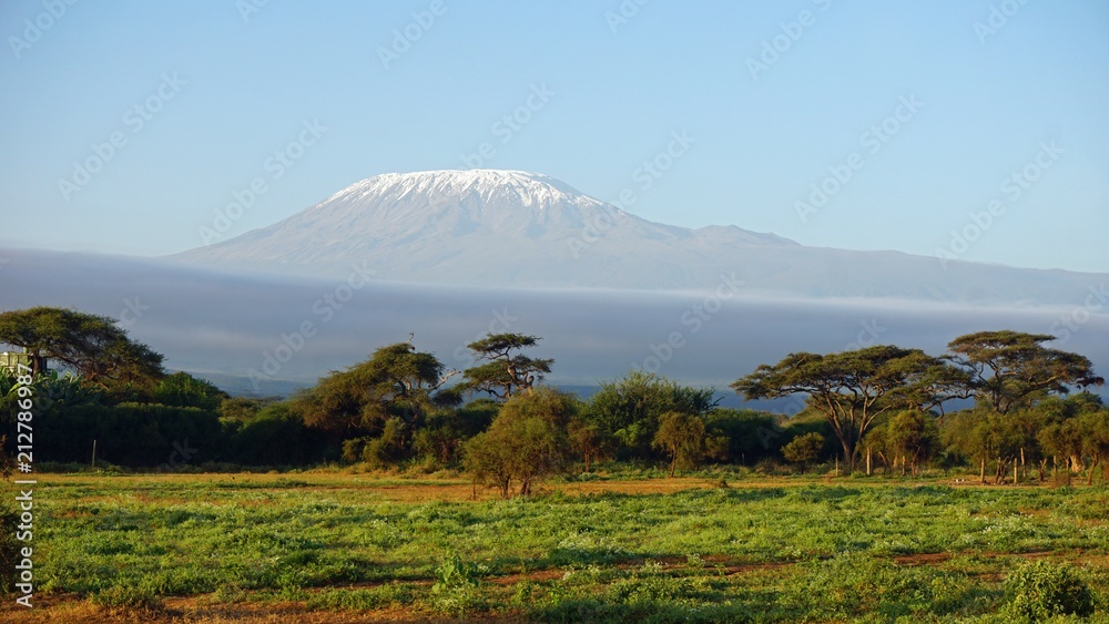 kilimanjaro and kenyan landscape kilimanjaro and kenyan landscape