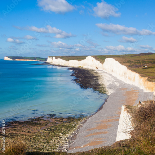 Seven sisters on the coast of Kent