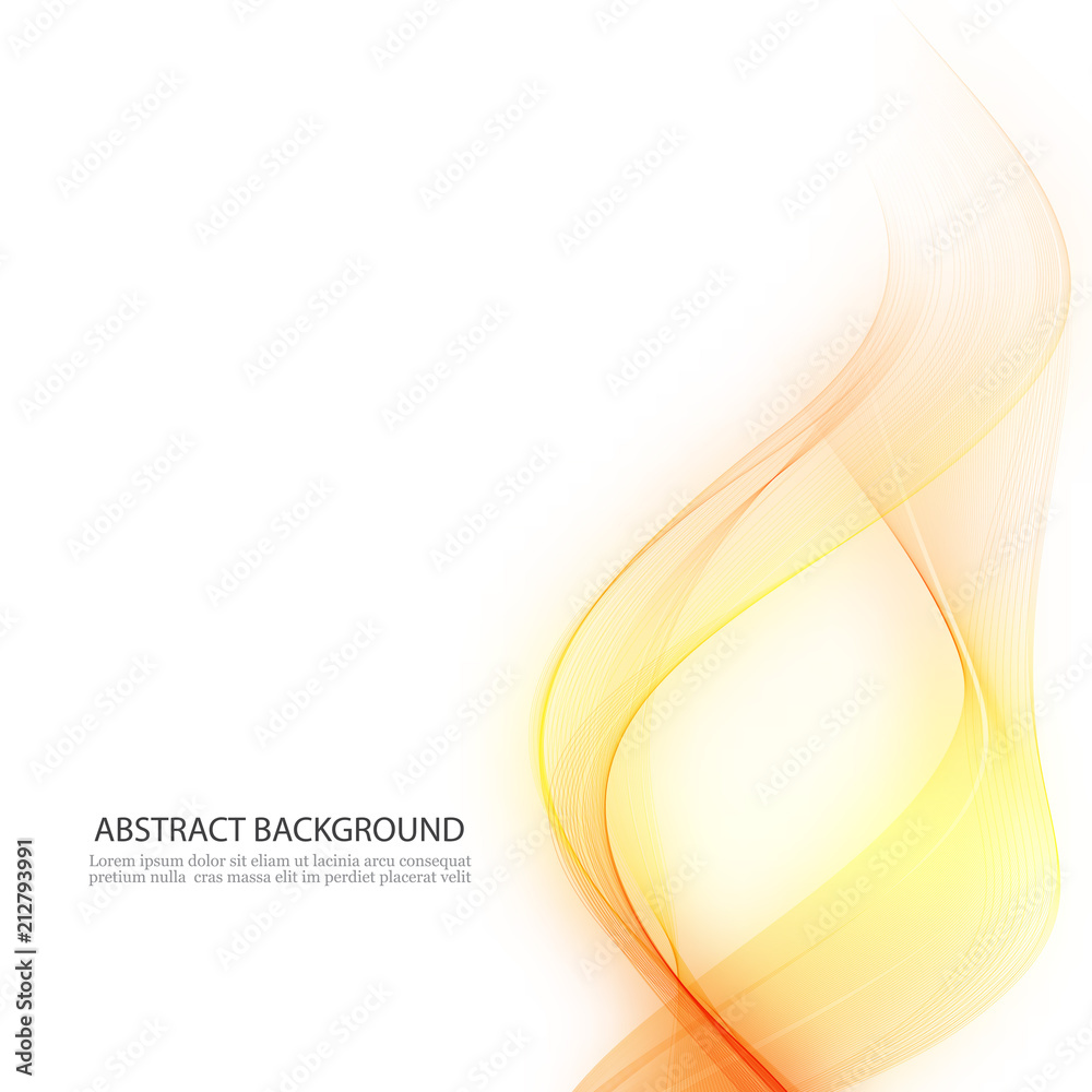 Naklejka premium Smooth transparent wave background