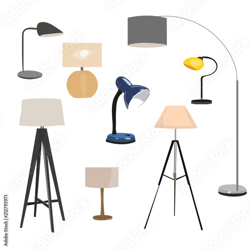 floor lamps. lamps interior design elements. ceiling pendant lamp. 