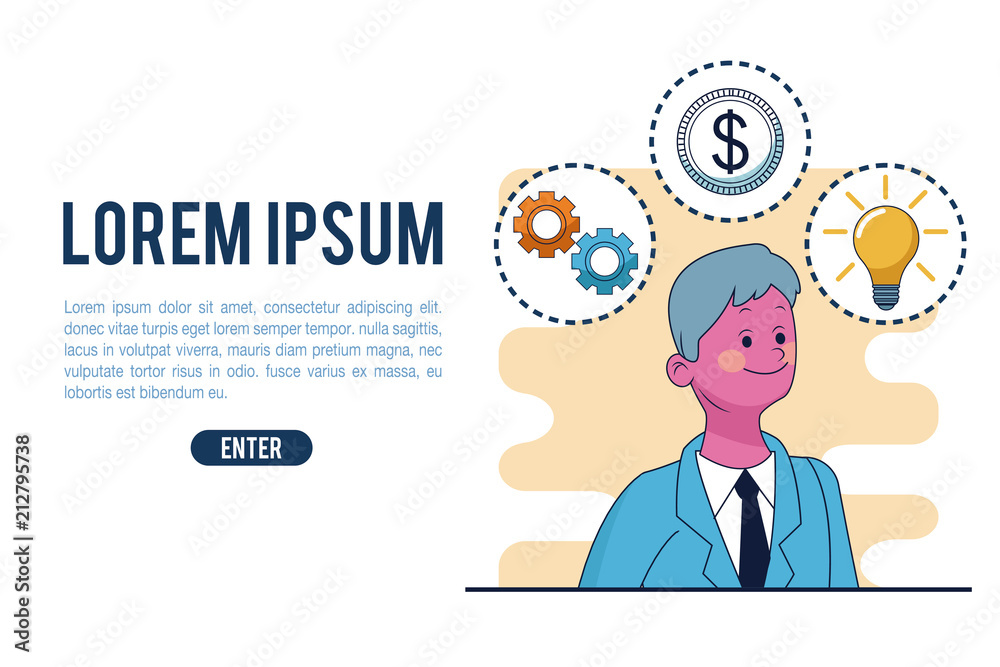 Business people banner template vector illustration graphic design Business people banner template vector illustration graphic design