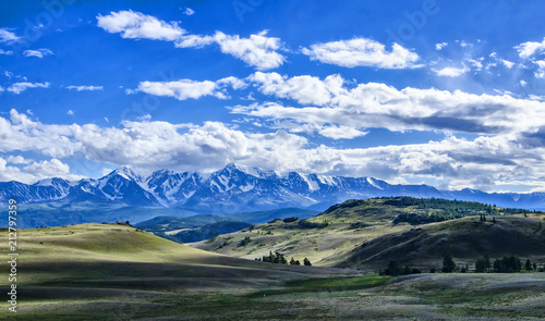 North-Chuya ridge - chain of mountains in Altai republic, Russia