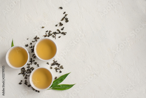 Green oolong tea