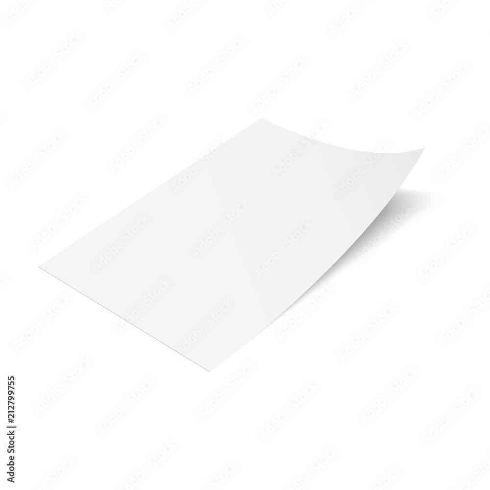 3D Flyer Paper Mock-up Design. Vector illustration 3D Flyer Paper Mock-up Design. Vector illustration