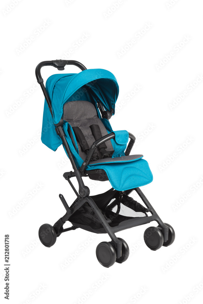 A stroller on a white background, modern design. A stroller on a white background, modern design.