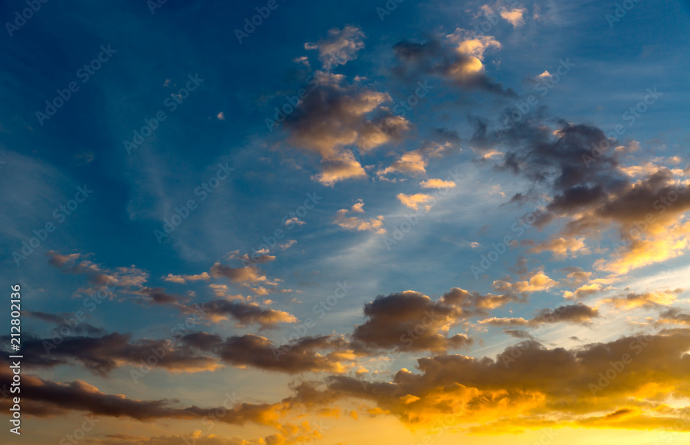evening sky after sunset evening sky after sunset