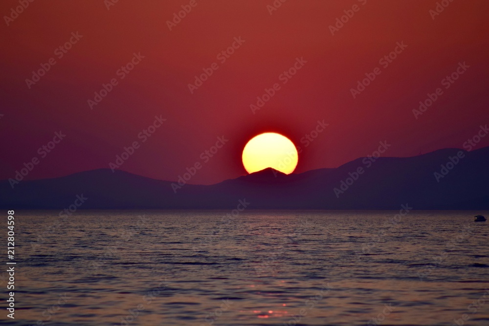 Fototapeta premium Sunset in Croatia
