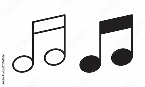 Musical notes illustration