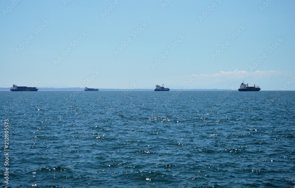 ships at sea

