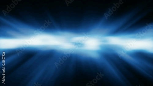 An event horizon shoots light (Loop).