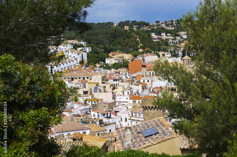 Landscape of the mediterranean city, Tossa