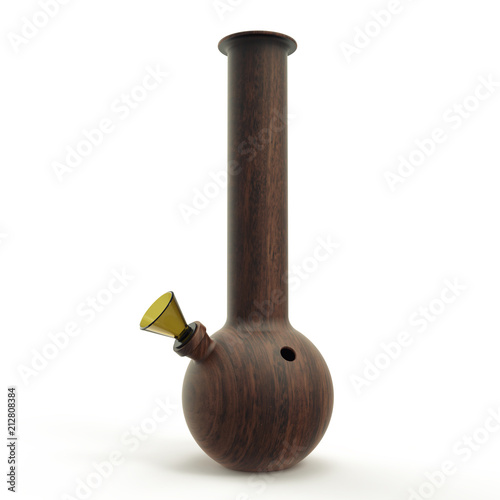 3d render of a bong isolated on white background