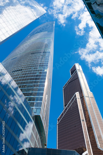 skyscrapers of the Moscow city business center