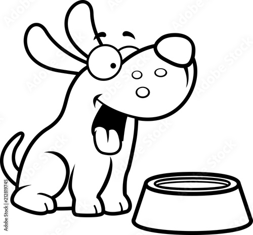  Cartoon Dog Water Bowl