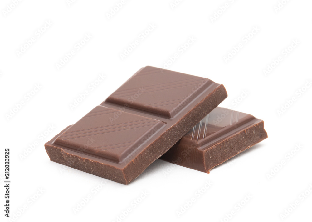 Chocolate isolated on white Chocolate isolated on white