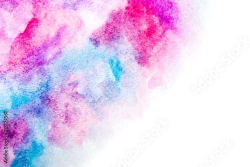 pink watercolor splash stroke background