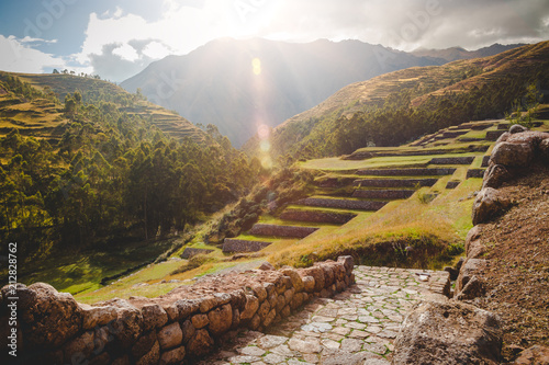 The Sacred Valley, Chinchero, Peru photo