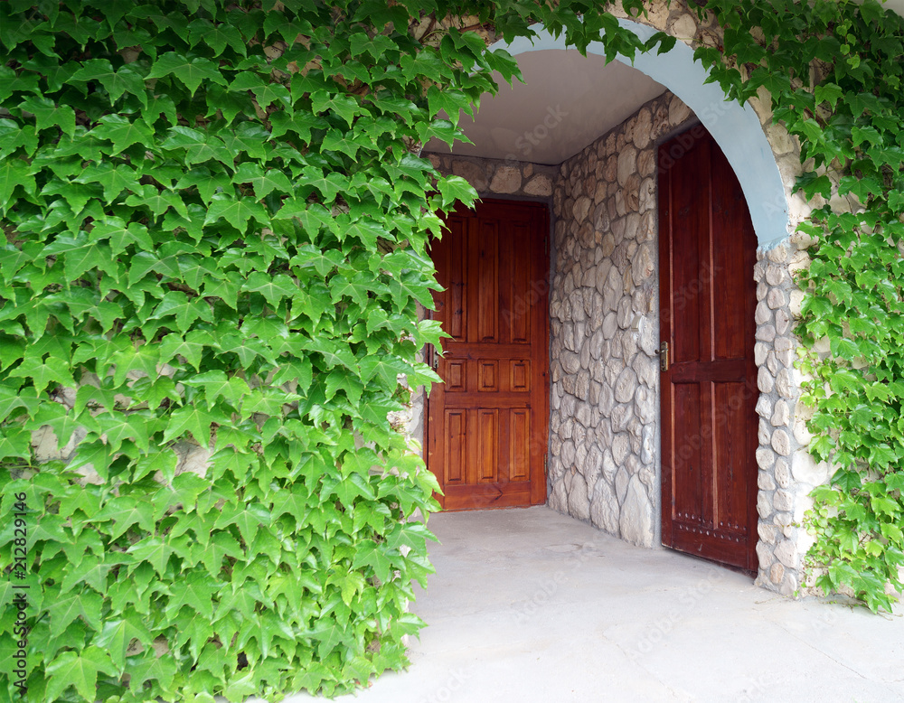 beautiful entrance to the house