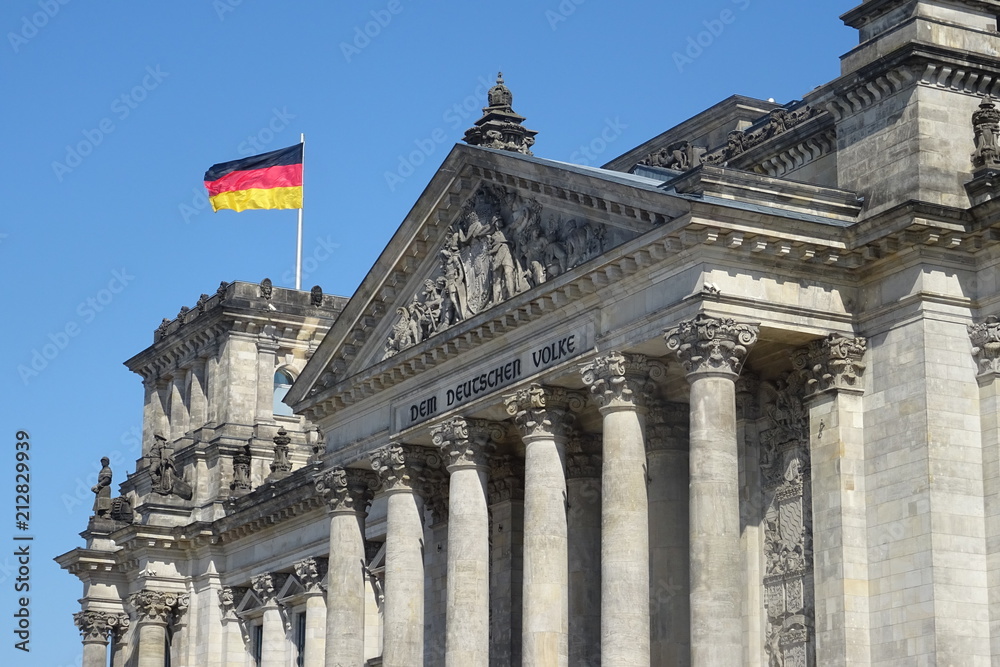 Fototapeta premium Reichstag, the famous parliament of Germany