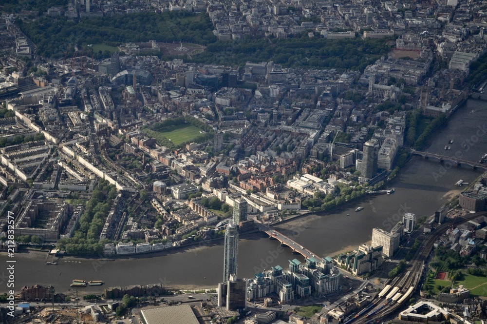 Obraz premium London aerial view