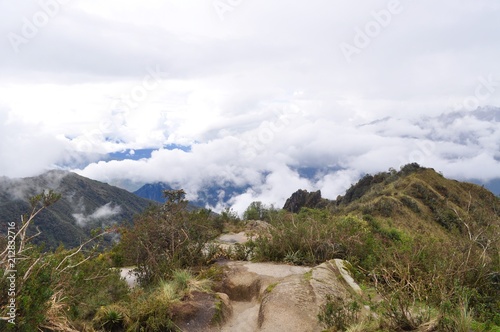 Fototapeta Naklejka Na Ścianę i Meble -  Campsite on the Inca Trail