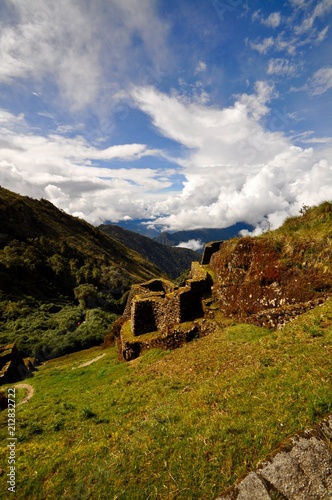 Ruins on the inca trail