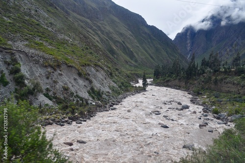 River at the beginning of Inca Trail