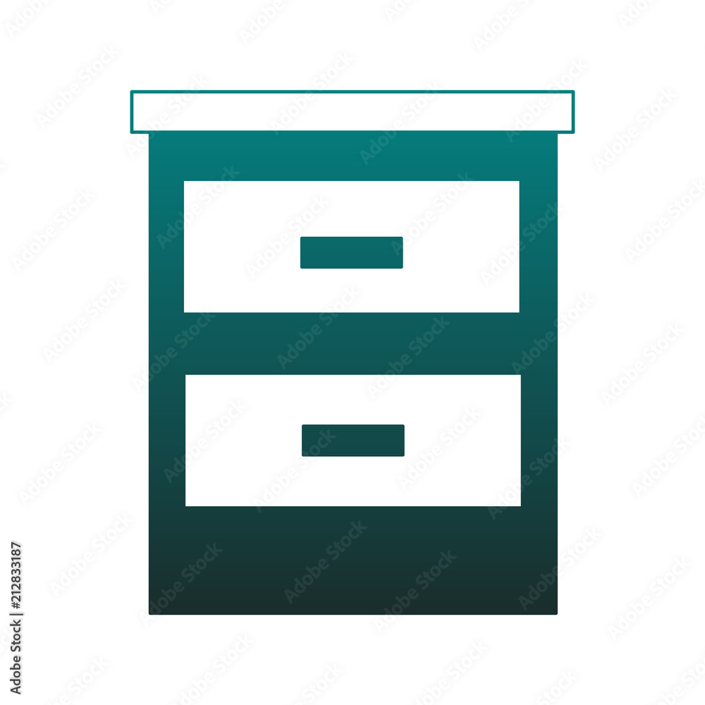 Office cabinet isolated vector illustration graphic design Office cabinet isolated vector illustration graphic design