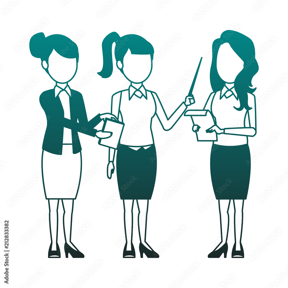 Business woman with profit reports vector illustration graphic design Business woman with profit reports vector illustration graphic design