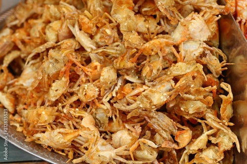 Crabs crispy at street food