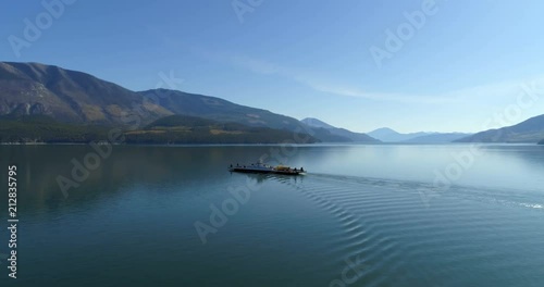 Wallpaper Mural Boat sailing in lake 4k Torontodigital.ca