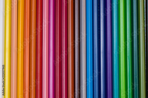 Vertical colored pencils