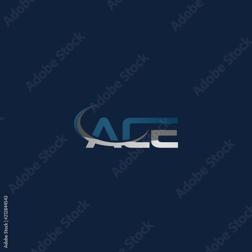 Letter ACE Group Abstract Creative Icon Logo Design Template Element Vector
