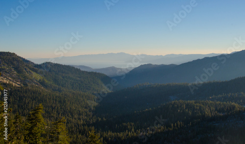 Mountaintop View of Lake Tahoe