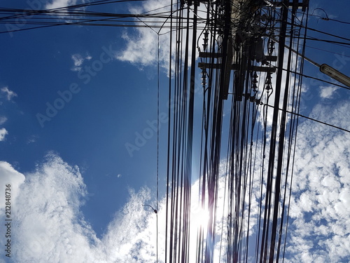 Damaged electrical wiring