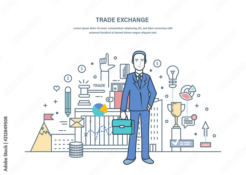 Trade exchange, auctions, foreign exchange market, protection of trades. Trade exchange, auctions, foreign exchange market, protection of trades.