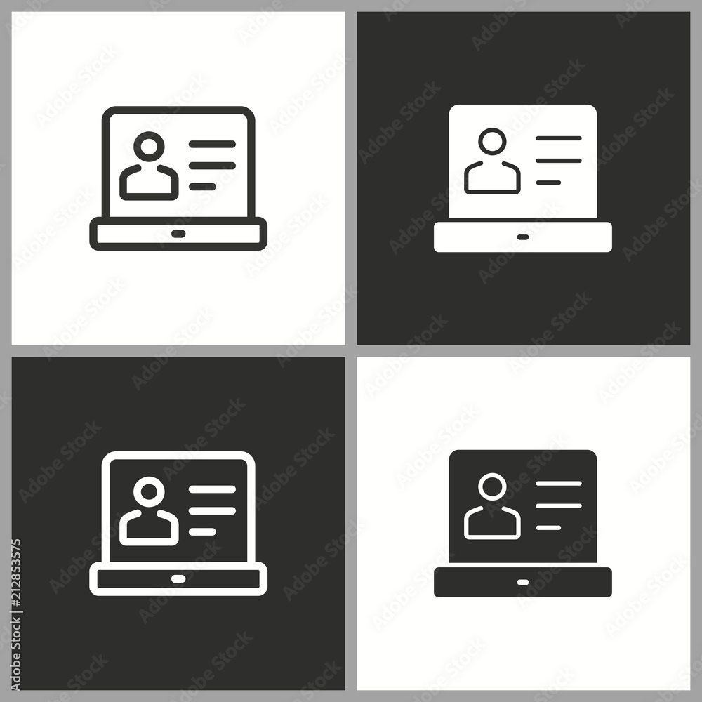 E-learning education icon. Learn symbol. Vector illustration isolated. Simple pictogram. E-learning education icon. Learn symbol. Vector illustration isolated. Simple pictogram.