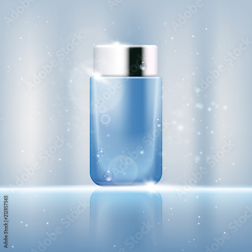 Skin toner ads template. Graphic concept for your design.