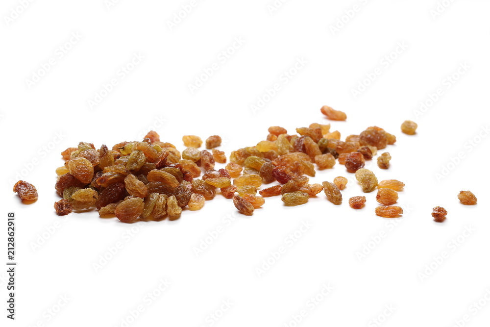 Raisins isolated on white background Raisins isolated on white background