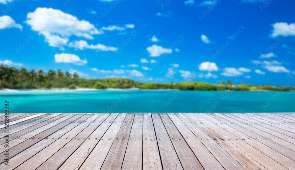 Fototapeta premium beach and tropical sea