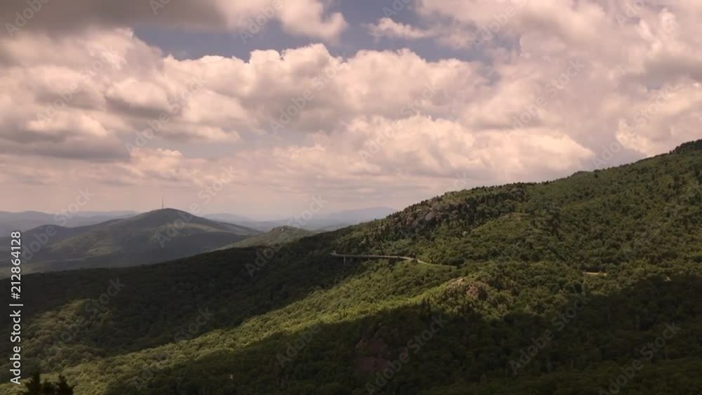 Nature time lapse, Blue ridge mountain view 1/2 Nature time lapse, Blue ridge mountain view 1/2