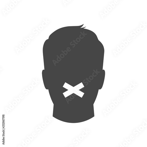 Silence icon, Be quiet icon