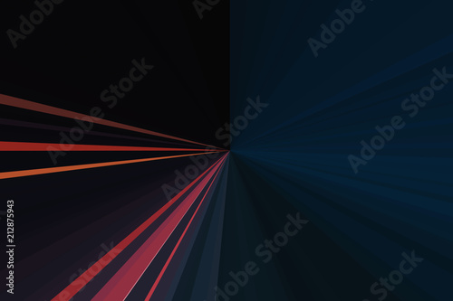 Lights Laser show. Nightclub music, dancing sound light. Club night dj party. Abstract rays background. Stripes beam. Stylish modern trend colors.