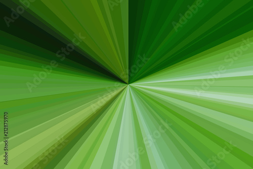 Abstract green rays backgro...