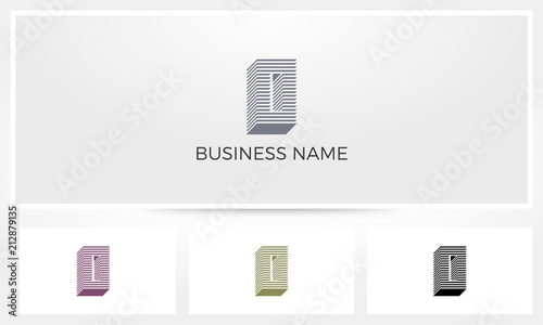 O Letter Stack Layer Logo