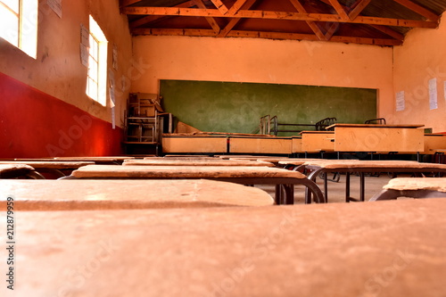 Schulzimmer in Lesotho