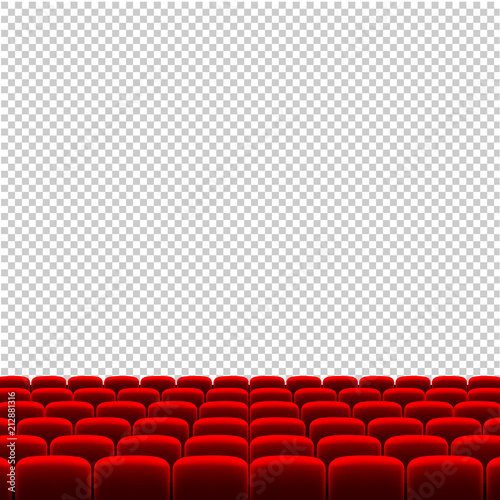 Red Cinema Movie Theater Seats