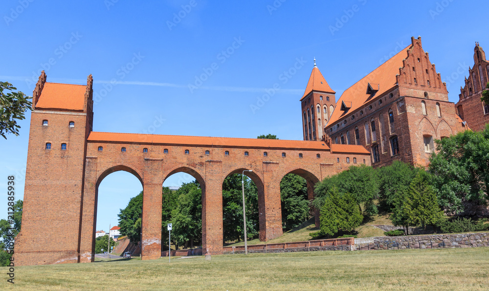 Kwidzyn - a medieval castle of Teutonic Order and a cathedral 
