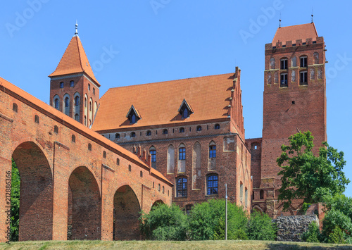 Kwidzyn - a medieval castle of Teutonic Order and a cathedral 